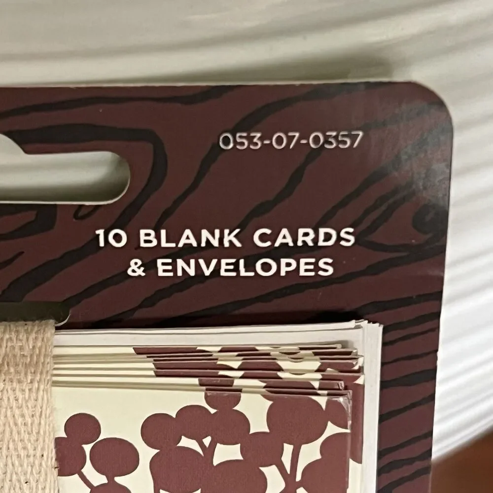 Greenroom Blank Note Cards Set of 10 Cards & Envelopes Multi Floral Botanical